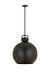 Innovations - 410-1SL-BK-M410-18BK - One Light Pendant - Downtown Urban - Matte Black