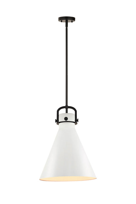 Innovations - 410-1SL-BK-M411-14W - One Light Pendant - Downtown Urban - Matte Black