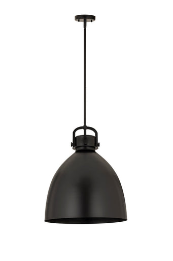 Downtown Urban One Light Pendant Matte Black