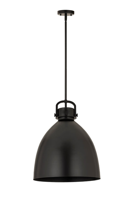 Innovations - 410-1SL-BK-M412-18BK - One Light Pendant - Downtown Urban - Matte Black