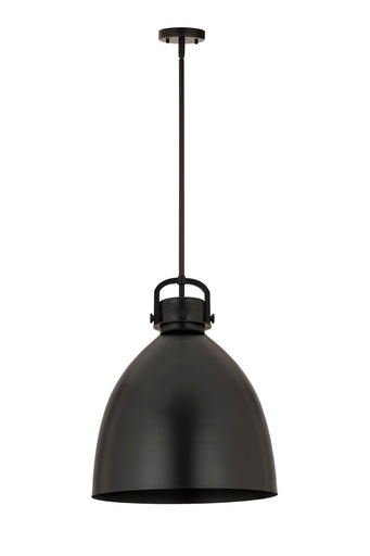 Downtown Urban One Light Pendant Matte Black