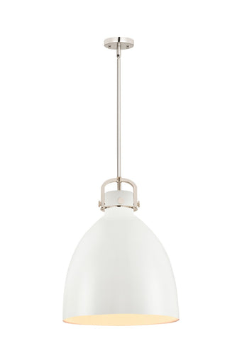Downtown Urban One Light Pendant Polished Nickel