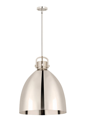 Downtown Urban One Light Pendant Polished Nickel