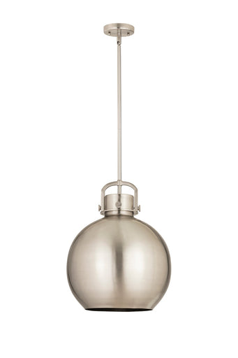 Downtown Urban One Light Pendant Satin Nickel