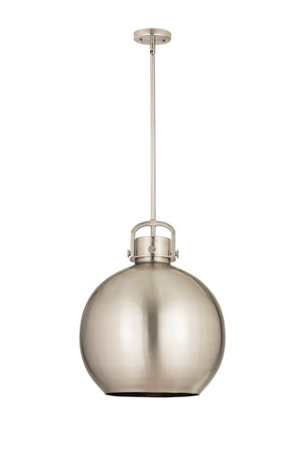 Downtown Urban One Light Pendant Satin Nickel