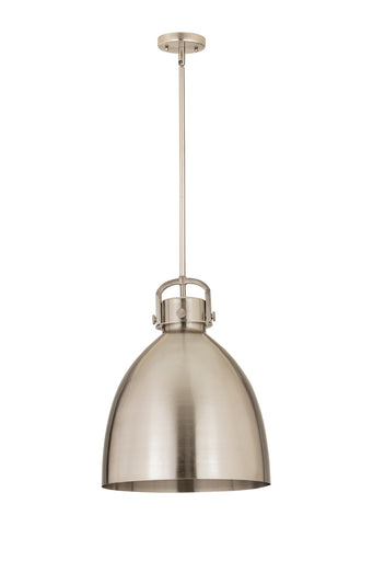 Downtown Urban One Light Pendant Satin Nickel