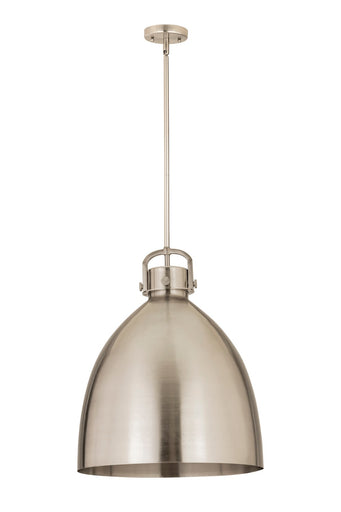Downtown Urban One Light Pendant Satin Nickel