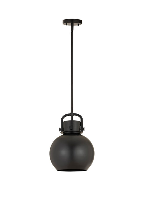 Innovations - 410-1SM-BK-M410-10BK - One Light Pendant - Downtown Urban - Matte Black