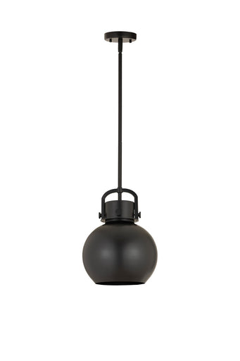 Downtown Urban One Light Pendant Matte Black