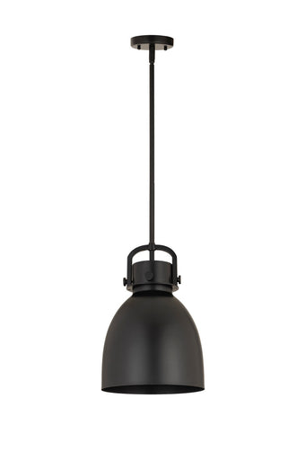 Downtown Urban One Light Pendant Matte Black