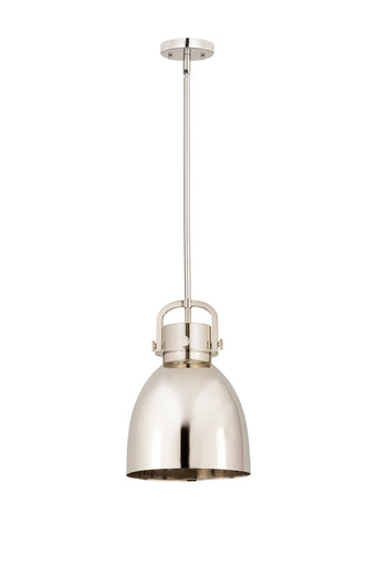 Downtown Urban One Light Pendant Polished Nickel