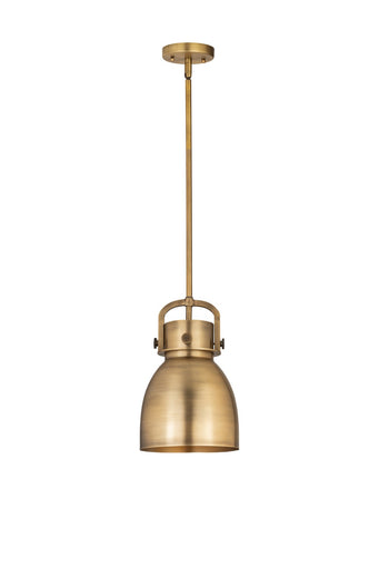 Downtown Urban One Light Pendant Brushed Brass