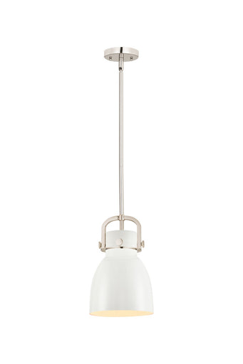 Downtown Urban One Light Pendant Polished Nickel