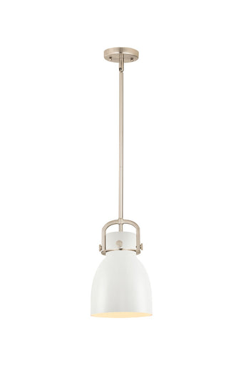 Downtown Urban One Light Pendant Satin Nickel