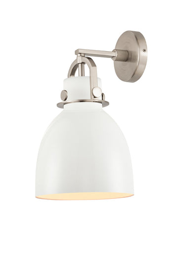 Downtown Urban One Light Wall Sconce Satin Nickel