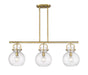 Innovations - 410-3I-BB-G410-10SDY - Three Light Island Pendant - Downtown Urban - Brushed Brass