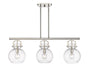 Innovations - 410-3I-PN-G410-10CL - Three Light Island Pendant - Downtown Urban - Polished Nickel