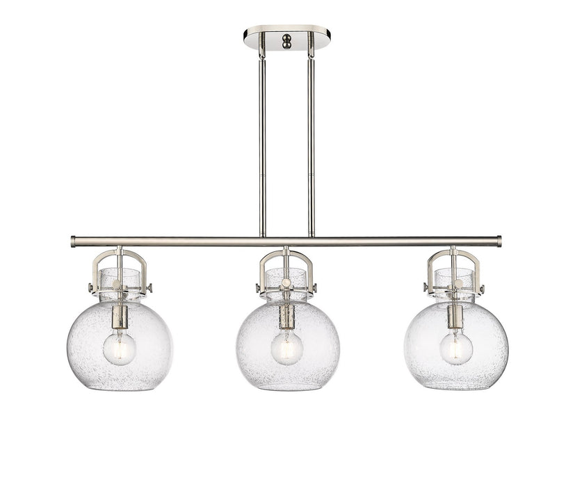 Innovations - 410-3I-PN-G410-10SDY - Three Light Island Pendant - Downtown Urban - Polished Nickel