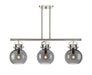 Innovations - 410-3I-PN-G410-10SM - Three Light Island Pendant - Downtown Urban - Polished Nickel