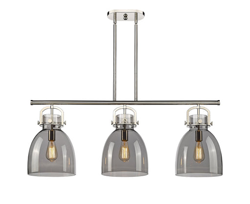 Innovations - 410-3I-PN-G412-10SM - Three Light Island Pendant - Downtown Urban - Polished Nickel