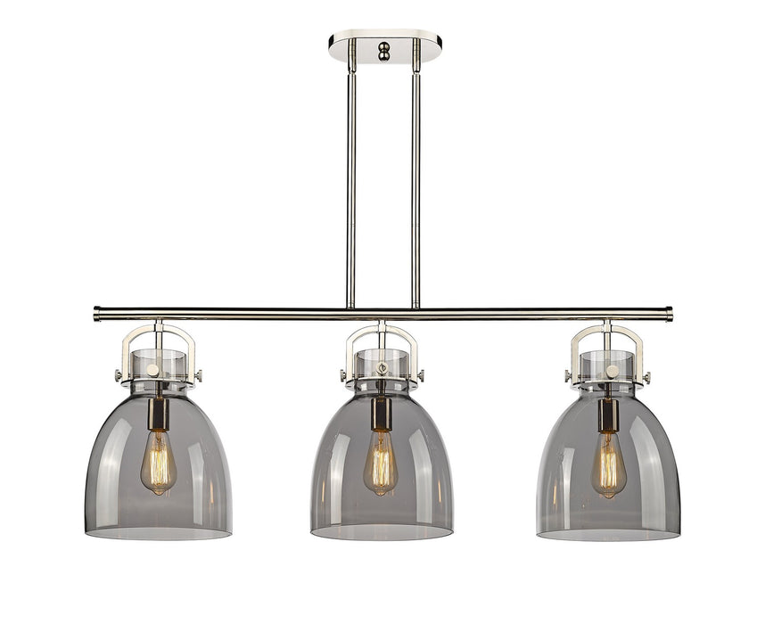 Innovations - 410-3I-PN-G412-10SM - Three Light Island Pendant - Downtown Urban - Polished Nickel