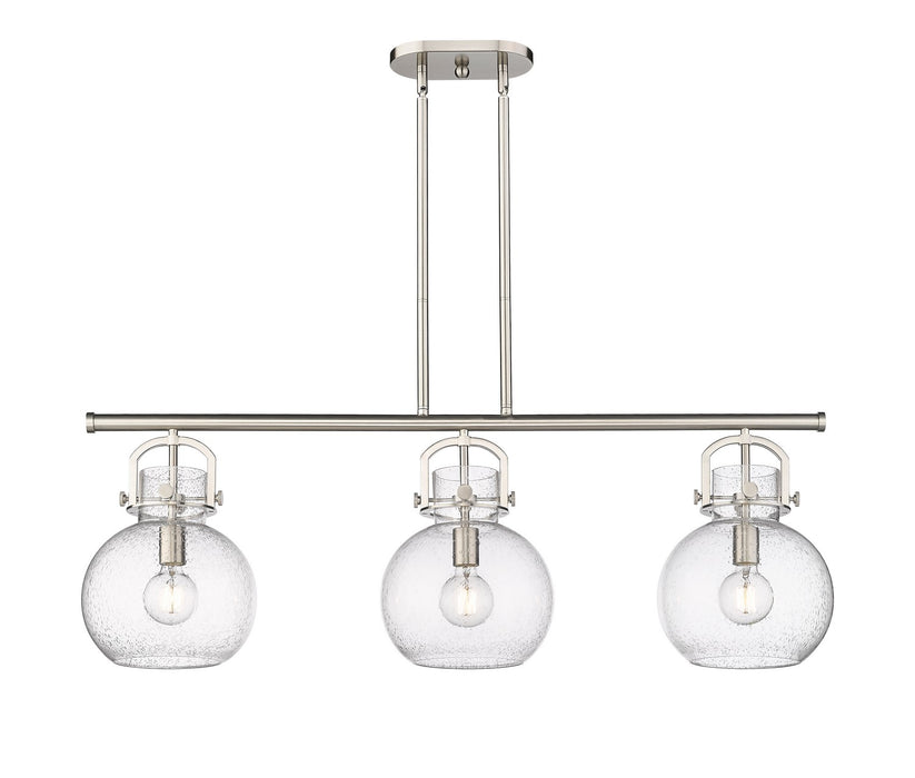 Innovations - 410-3I-SN-G410-10SDY - Three Light Island Pendant - Downtown Urban - Satin Nickel