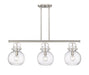 Innovations - 410-3I-SN-G410-10SDY - Three Light Island Pendant - Downtown Urban - Satin Nickel