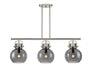 Innovations - 410-3I-SN-G410-10SM - Three Light Island Pendant - Downtown Urban - Satin Nickel