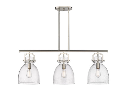 Innovations - 410-3I-SN-G412-10SDY - Three Light Island Pendant - Downtown Urban - Satin Nickel