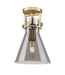 Innovations - 411-1F-BB-G411-8SM - One Light Flush Mount - Newton - Brushed Brass