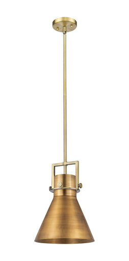 Downtown Urban One Light Pendant Brushed Brass