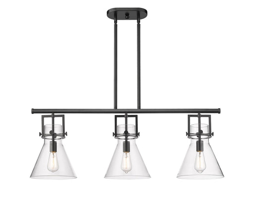 Innovations - 411-3I-BK-G411-10CL - Three Light Island Pendant - Downtown Urban - Matte Black