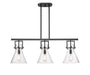 Innovations - 411-3I-BK-G411-10CL - Three Light Island Pendant - Downtown Urban - Matte Black