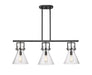 Innovations - 411-3I-BK-G411-10SDY - Three Light Island Pendant - Downtown Urban - Matte Black