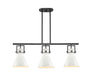 Innovations - 411-3I-BK-M411-10W - Three Light Island Pendant - Downtown Urban - Matte Black