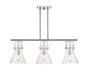 Innovations - 411-3I-PN-G411-10CL - Three Light Island Pendant - Downtown Urban - Polished Nickel