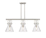 Innovations - 411-3I-SN-G411-10CL - Three Light Island Pendant - Downtown Urban - Satin Nickel