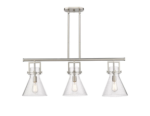 Innovations - 411-3I-SN-G411-10SDY - Three Light Island Pendant - Downtown Urban - Satin Nickel
