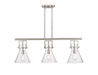 Innovations - 411-3I-SN-G411-10SDY - Three Light Island Pendant - Downtown Urban - Satin Nickel