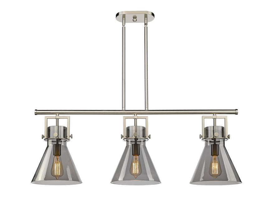 Innovations - 411-3I-SN-G411-10SM - Three Light Island Pendant - Downtown Urban - Satin Nickel