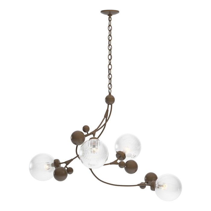 Hubbardton Forge - 136420-SKT-05-LL0639 - Four Light Pendant - Sprig - Bronze