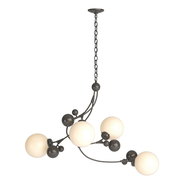 Hubbardton Forge - 136420-SKT-07-GG0639 - Four Light Pendant - Sprig - Dark Smoke