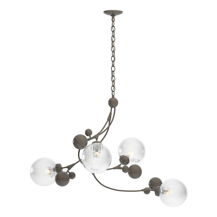 Hubbardton Forge - 136420-SKT-07-LL0639 - Four Light Pendant - Sprig - Dark Smoke