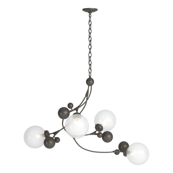 Hubbardton Forge - 136420-SKT-07-WF0639 - Four Light Pendant - Sprig - Dark Smoke