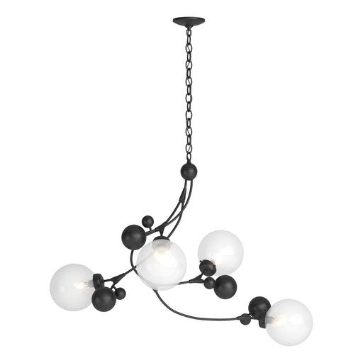 Sprig Four Light Pendant Black