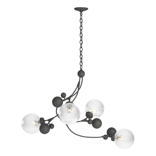 Sprig Four Light Pendant Natural Iron