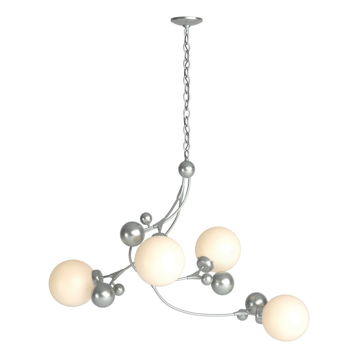 Hubbardton Forge - 136420-SKT-82-GG0639 - Four Light Pendant - Sprig - Vintage Platinum