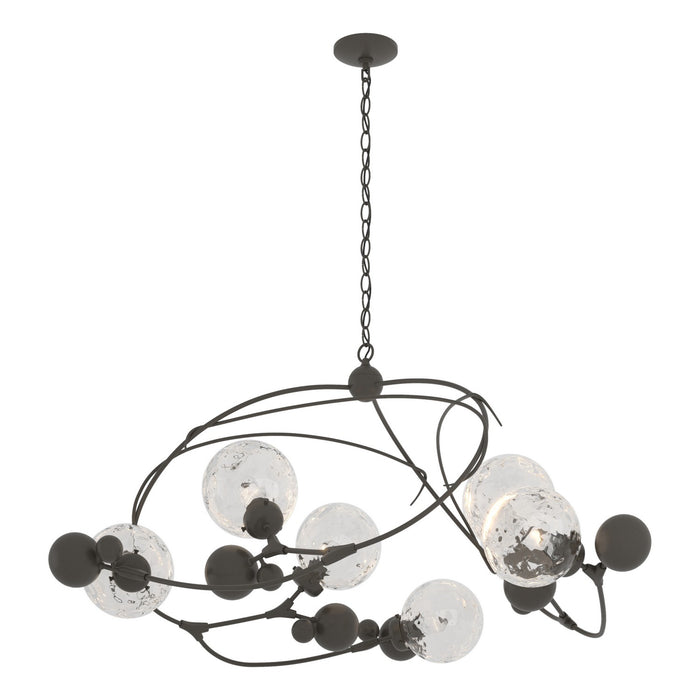 Hubbardton Forge - 136421-SKT-07-LL0639 - Six Light Pendant - Sprig - Dark Smoke