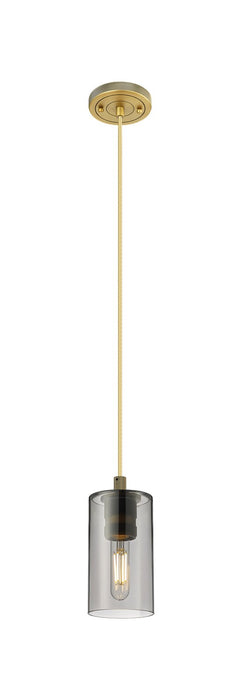 Innovations - 434-1P-BB-G434-7SM - LED Pendant - Downtown Urban - Brushed Brass