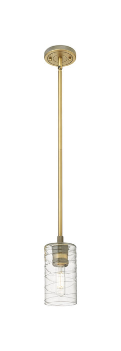 Innovations - 434-1S-BB-G434-7DE - LED Pendant - Downtown Urban - Brushed Brass